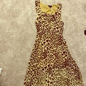 Forever 21 long asymmetrical print dress